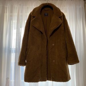 Oversized Teddy Coat